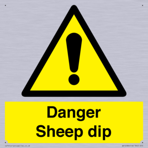 Danger Sheep dip